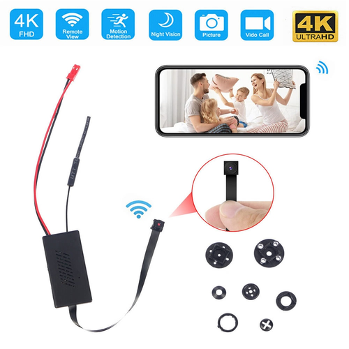 Mini Cámara Espía Seisa Wifi IP66 HD 1080p Interiores