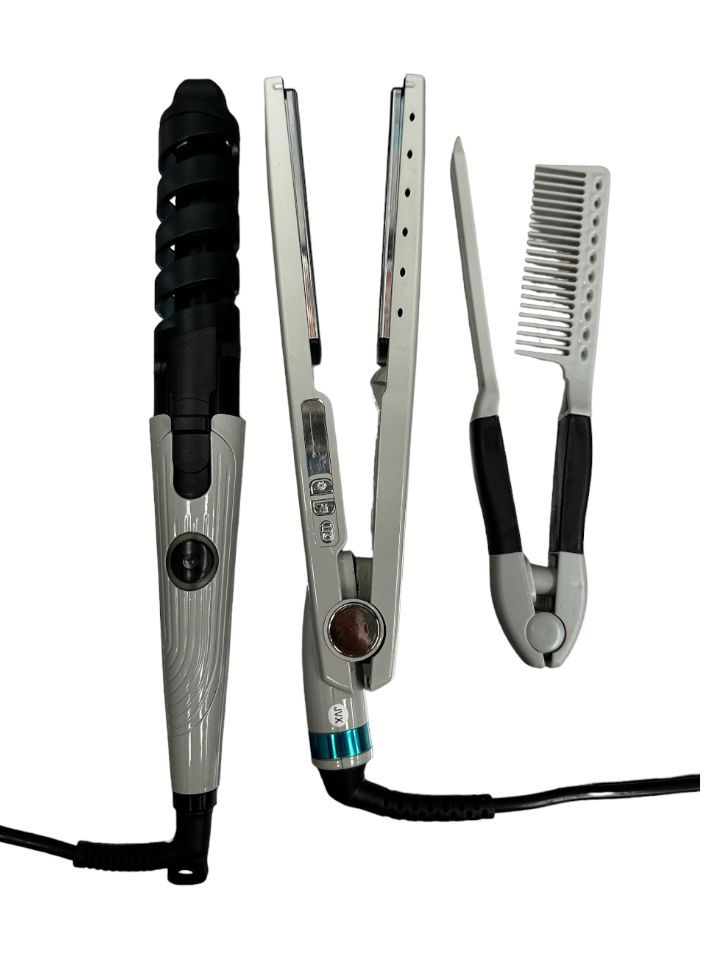 Combo Plancha + Rizador Nano Titanium