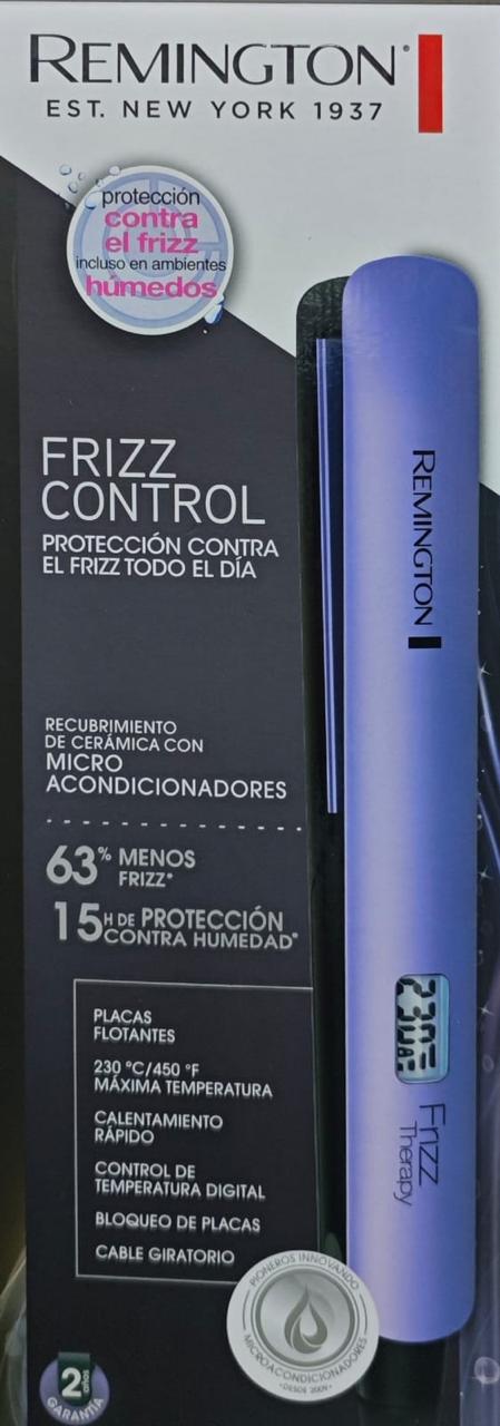 Plancha Cabello Remington Frizz Control S8500 Morada